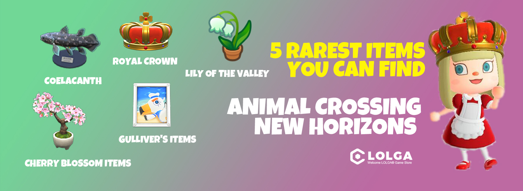 Animal Crossing: New Horizons - 5 Rarest Items You Can Find